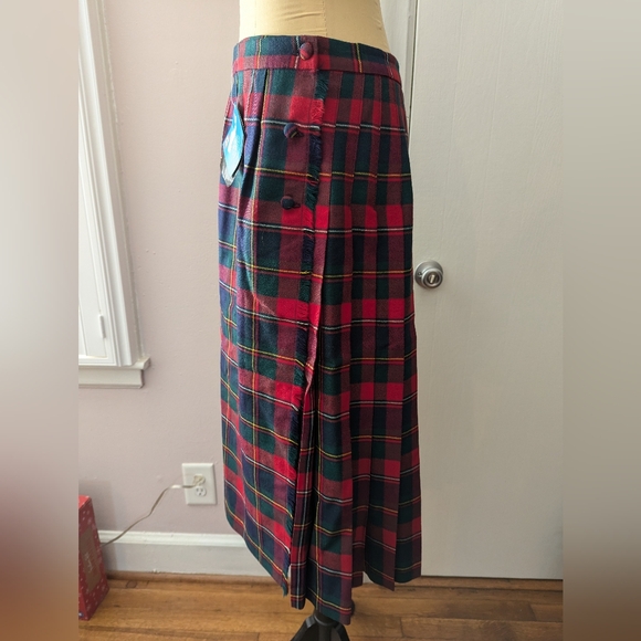 Authentic Scottish Tartan by Bonda Made in Canada NWT Vintage size 14 Outlander - Picture 2 of 9